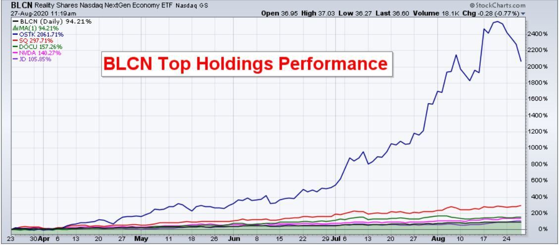 BLCN Holdings Perfomance